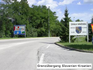 Grenzübergang Slovenien-Kroatien