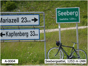 Seebergsattel, 1253 m üNN