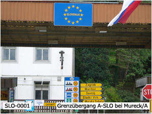 Grenzübergang A-SLO bei Mureck/A