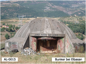 Bunker bei Elbasan