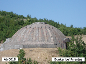 Bunker bei Prrenjas