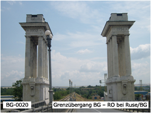 Grenzübergang BG – RO bei Ruse/BG