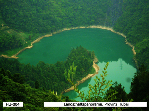 Landschaftspanorama, Provinz Hubei