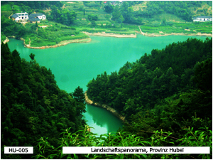 Landschaftspanorama, Provinz Hubei