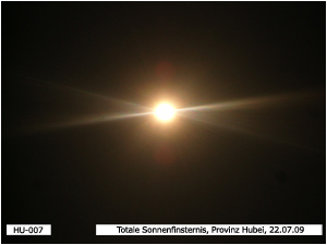 Totale Sonnenfinsternis, Provinz Hubei, 22.07.09