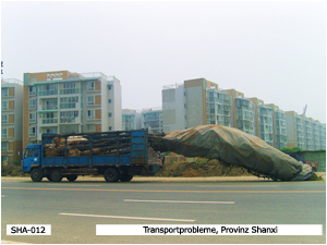 Transportprobleme, Provinz Shanxi