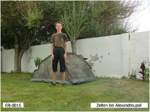 Zelten bei Alexandroupoli
