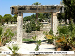 antike Ausgrabungsstätten bei Pamukkale