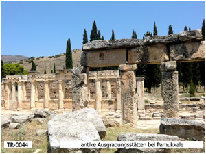 antike Ausgrabungsstätten bei Pamukkale